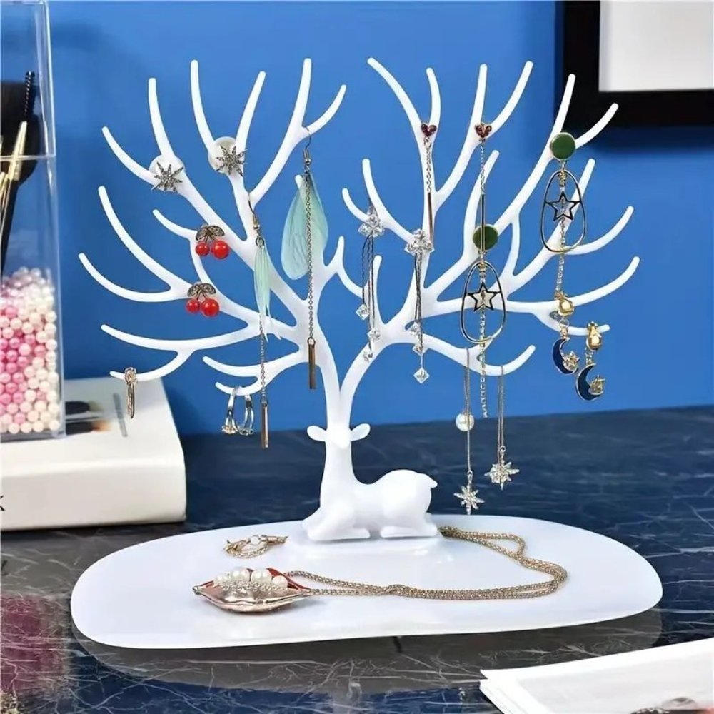 White Jewelry Organizer Tree